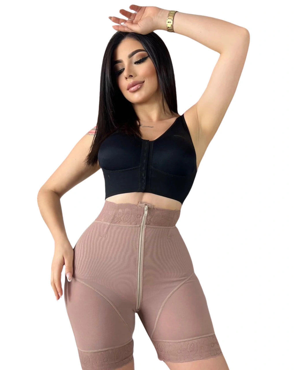 Faja Shorth Levantacola Invisible cocoa